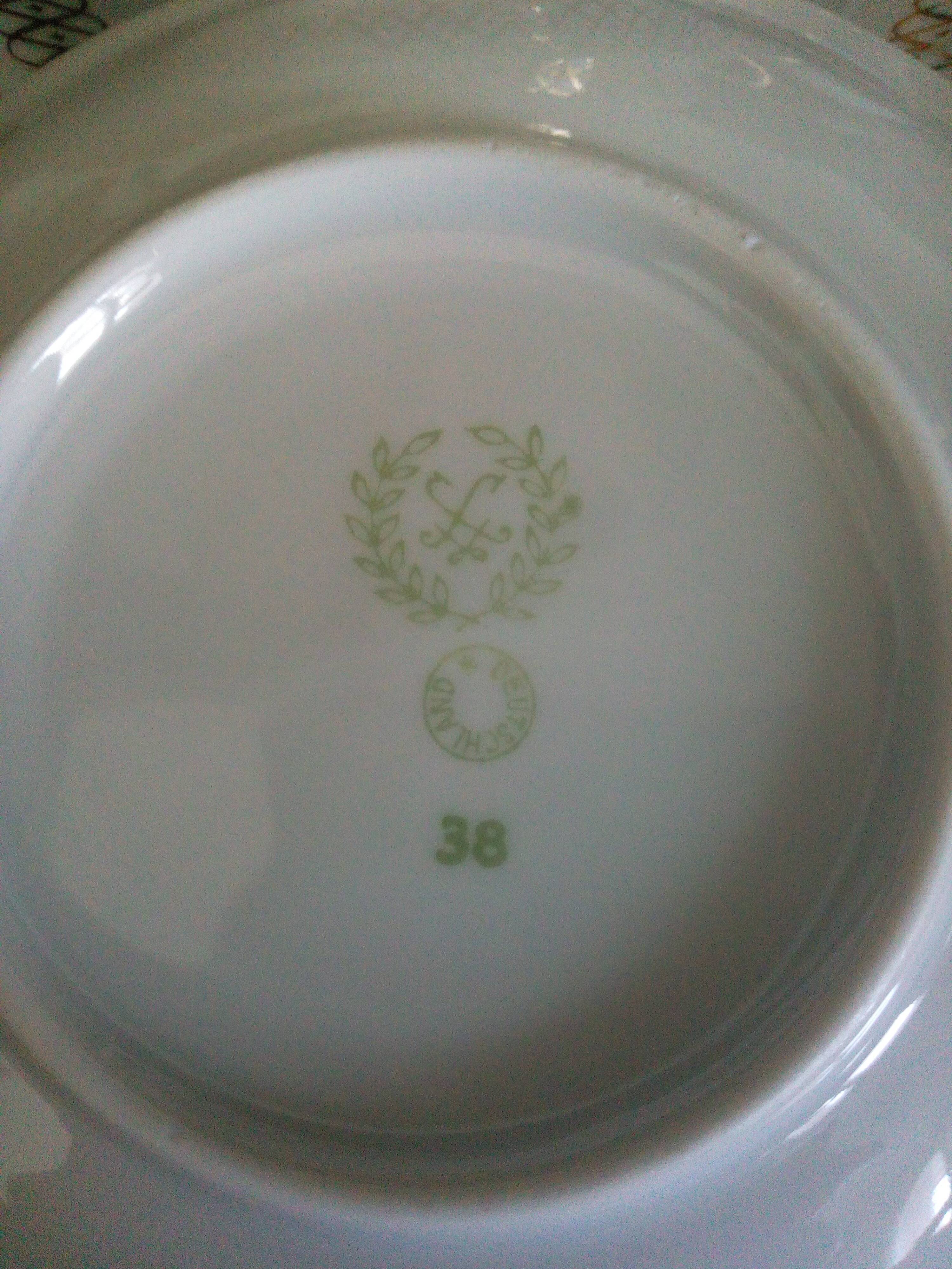 German porcelain coffee set Oscar Schaller (1921 - 1935)