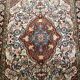 Handmade Persian wool and silk rug