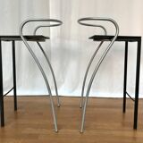 Pair of designer bar/kitchen stools "Rio", PASCAL MOURGUE for ARTELANO