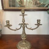 Ancien Chandelier en laiton massif