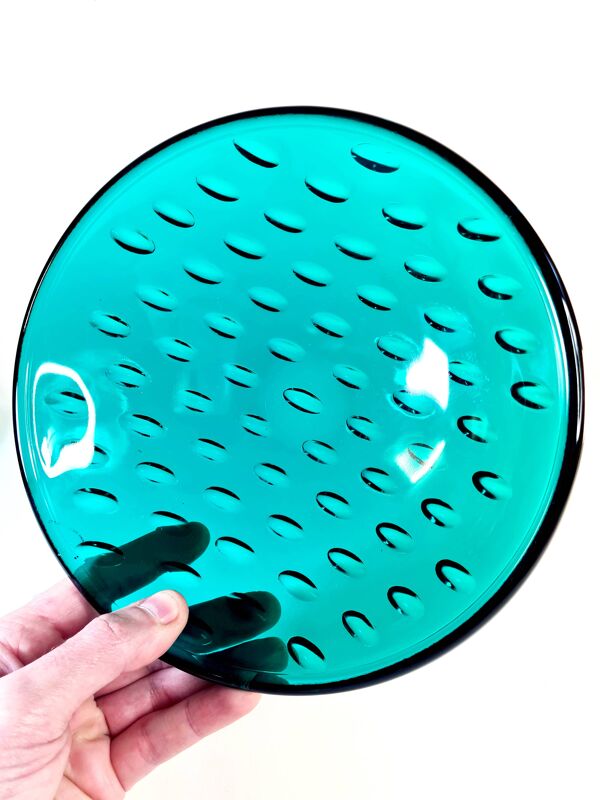 Paire de coupes en verre taillé — modèle Odelys attribué Guerlain