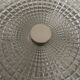 Flush mount crystal glass ceiling light from the mid-century, 1960s, Germany