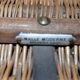OLD WICKER STEEL AND WOOD TRAVEL TRUNK