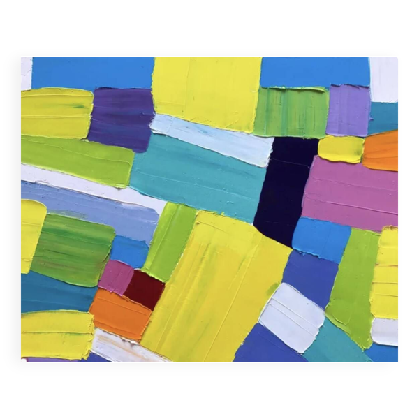 Tableau Huile au couteau