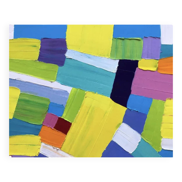 Tableau Huile au couteau