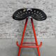 Tabouret bar vintage acier siège de tracteur