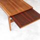 table basse vintage | table basse | années 60 | bois de rose