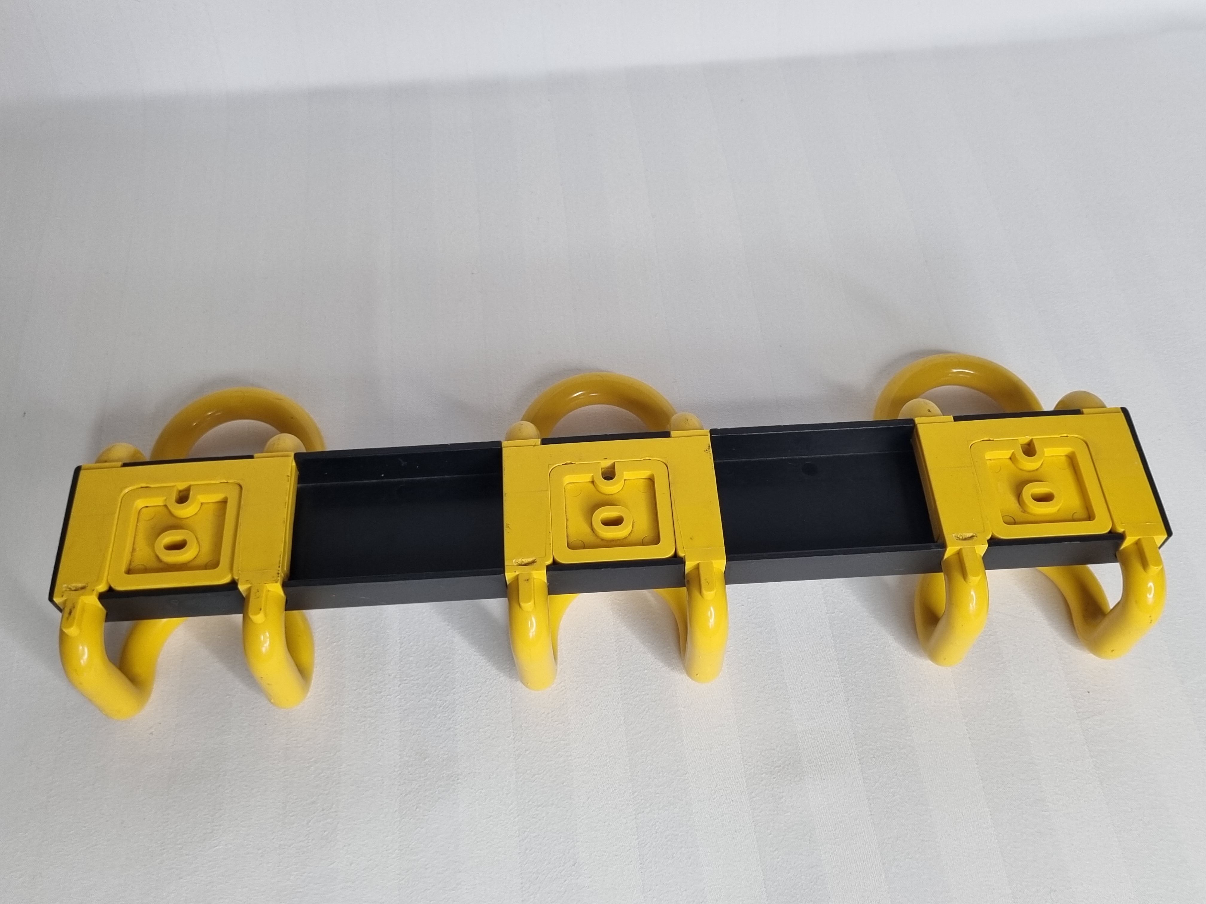 Wall rack Unilux style 80s, 3 hooks, 40 cm