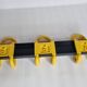 Wall rack Unilux style 80s, 3 hooks, 40 cm