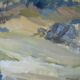 Ruth wahlund, swedish landscape, 1960, oil on canvas, framed
