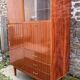 Vintage 1950s combined wardrobe in varnished mahogany – Scandinavian