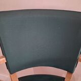 Pair of green bridge chairs