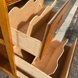 Meuble classeur à tiroirs tambour cabinet france 1950