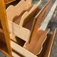 Furniture drawer binder with tambour cabinet France 1950