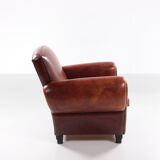 Sheepskin leather armchair from LA lounge atelier