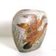 Cloisonné brass vase with ducks, circa 1900