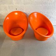 Pair of SKOPA armchairs by Ole Gjerløv-Knudsen & Torben Lind for IKEA 1970