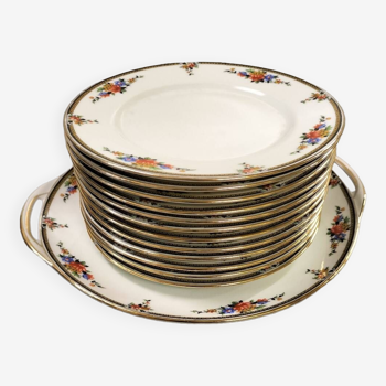 Limoges dessert service ULIM