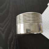 Rond de serviette métal argente