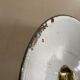 Industrial enameled sheet metal pendant light