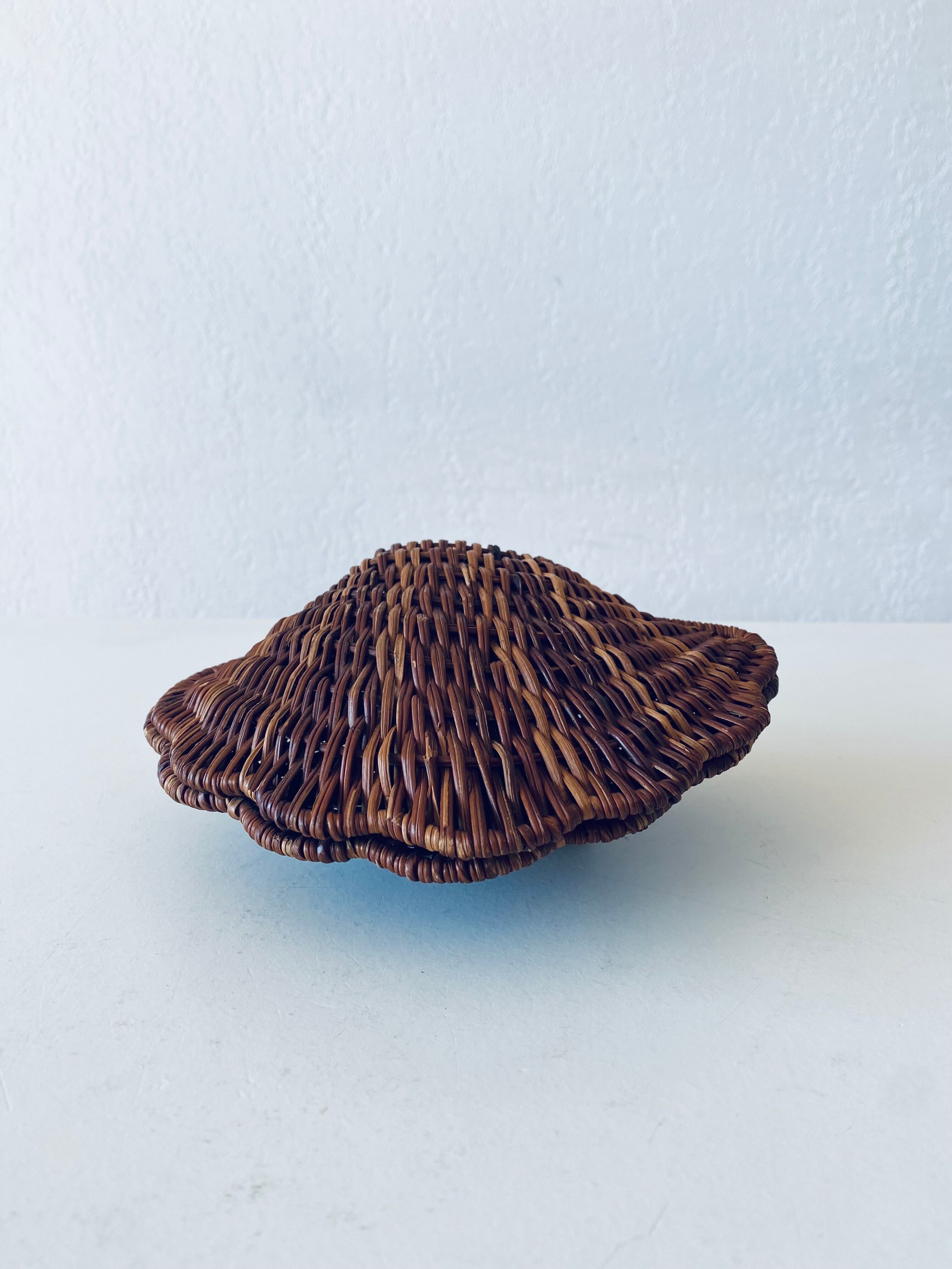 Wicker shell box