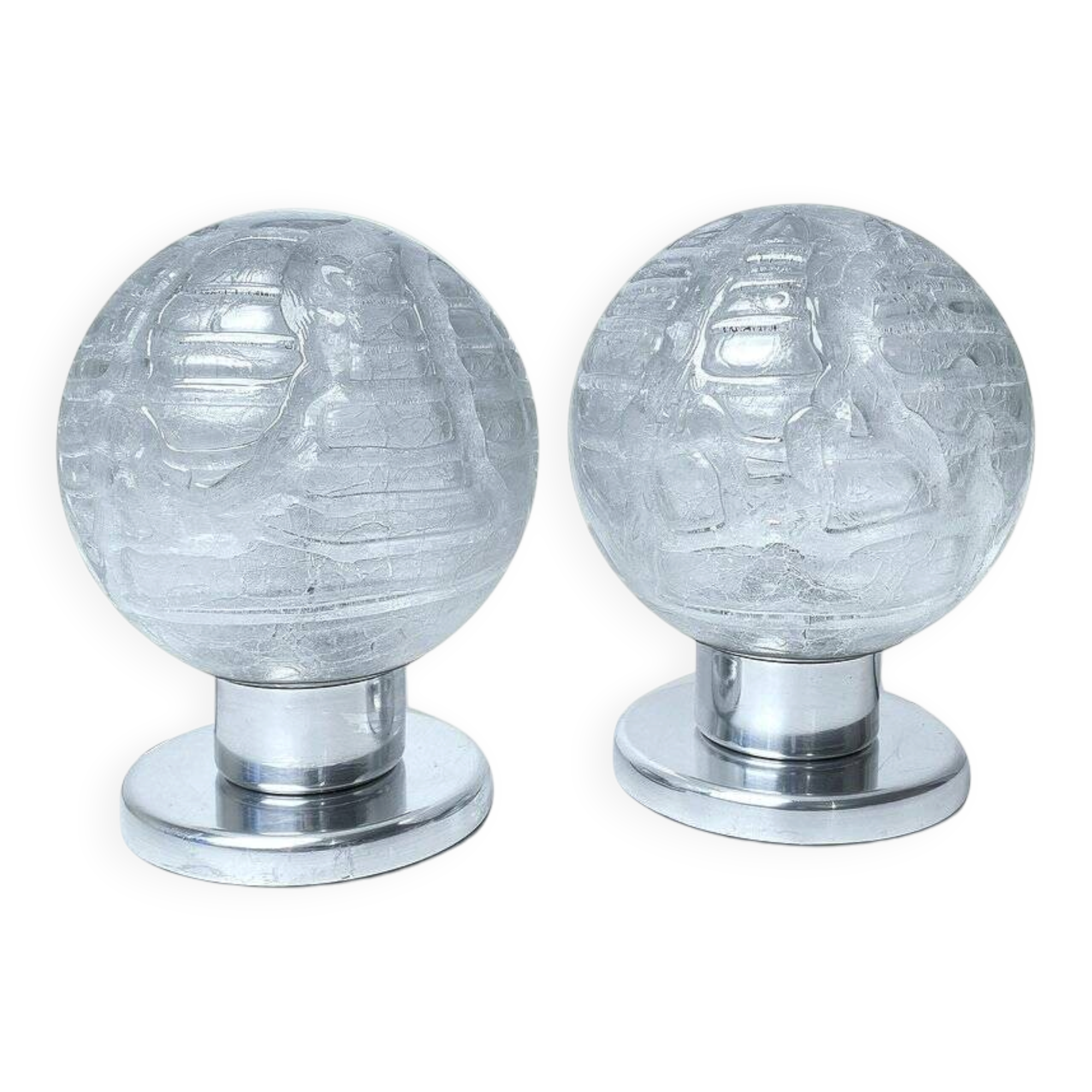 Pair Vintage Space Age Table Lamps from Doria