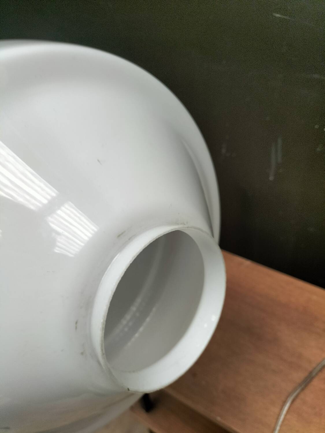 Lampe opaline art déco