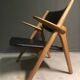 CH28 Sawbuck Lounge Chair by Hans Wegner for Carl Hansen & Søn, 1950s