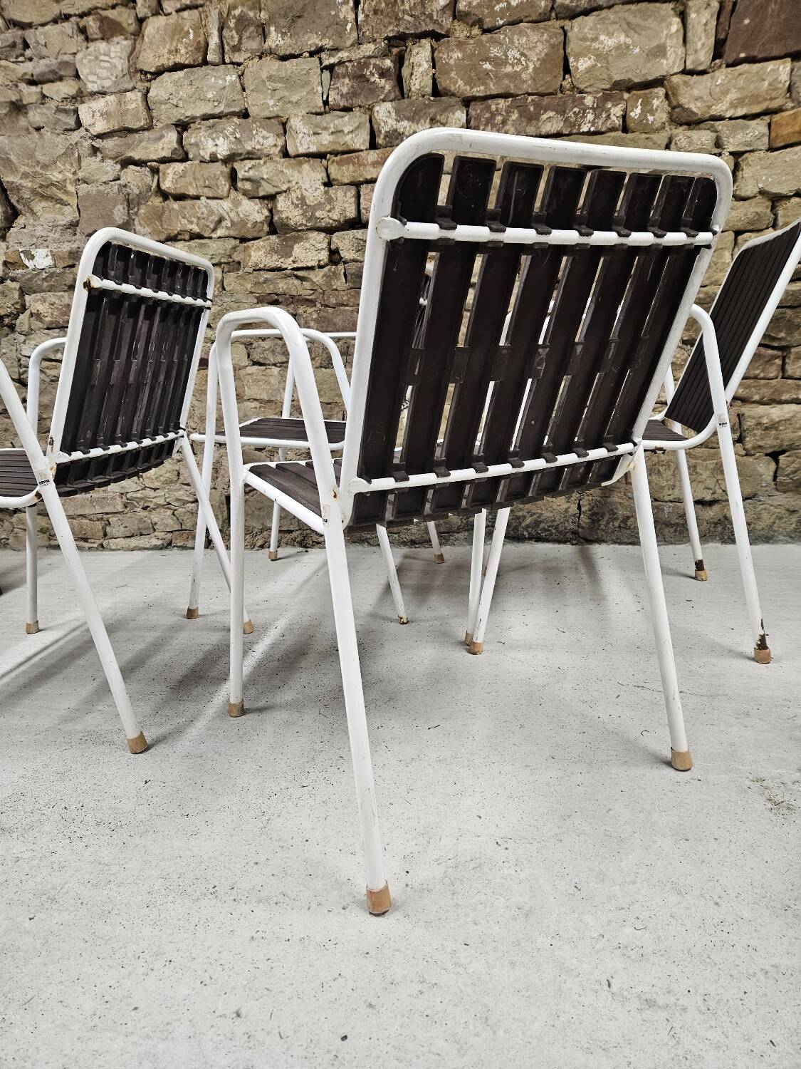 4 EMU chairs, Rio model, 1960