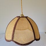 Rattan flower suspension