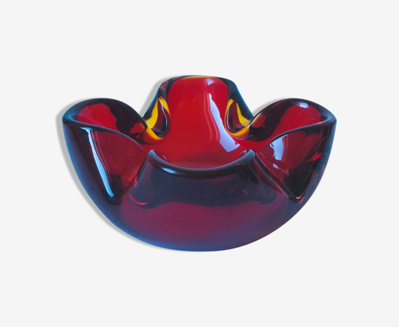 Cendrier en verre de Murano du milieu du siècle, années 1960