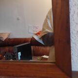 Old mercury mirror 74x43 cm