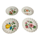 Set of 4 porcelain plates from Limoges 1980