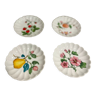 Set of 4 porcelain plates from Limoges 1980