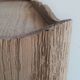 Vintage wooden bedside - Louis XV style nightstand in Oak