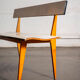 Wood and formica bench