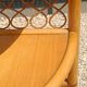 Vintage corner shelf in rattan – 1970s – Exceptional condition