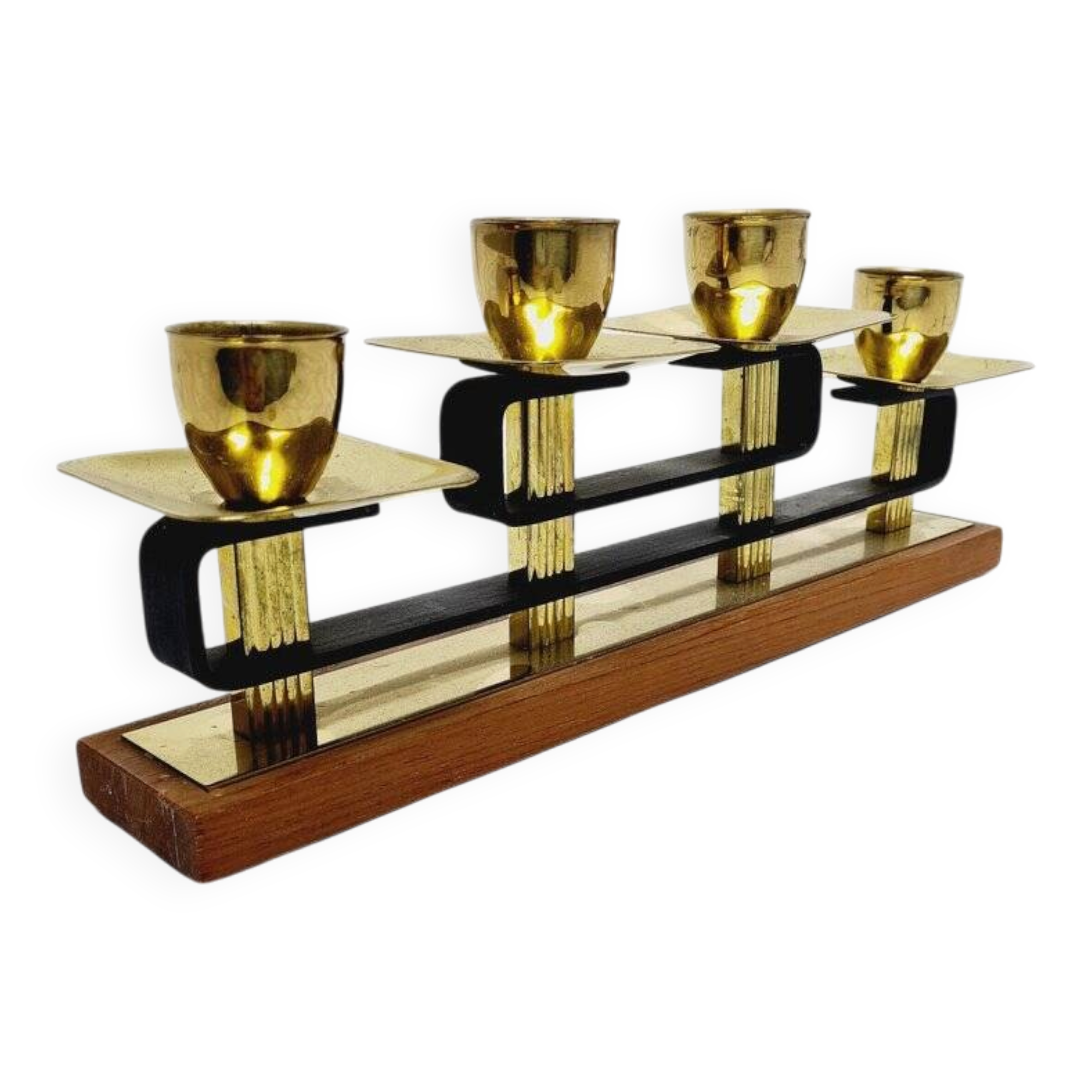 Art Deco 4-armed candleholder, Germany, 1950s