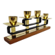 Art Deco 4-armed candleholder, Germany, 1950s