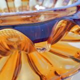 Set of 2 art deco crystal cups 1940