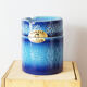 antique karel ceramic cigar box, with ashtray lid, 60s