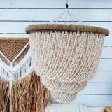 Nora shell pendant light - D50 cm