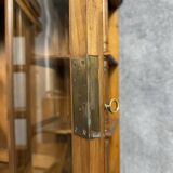 Renaissance style silver cabinet library in carved walnut circa 1850