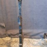 Paire de landiers, chenets à godets XIXème