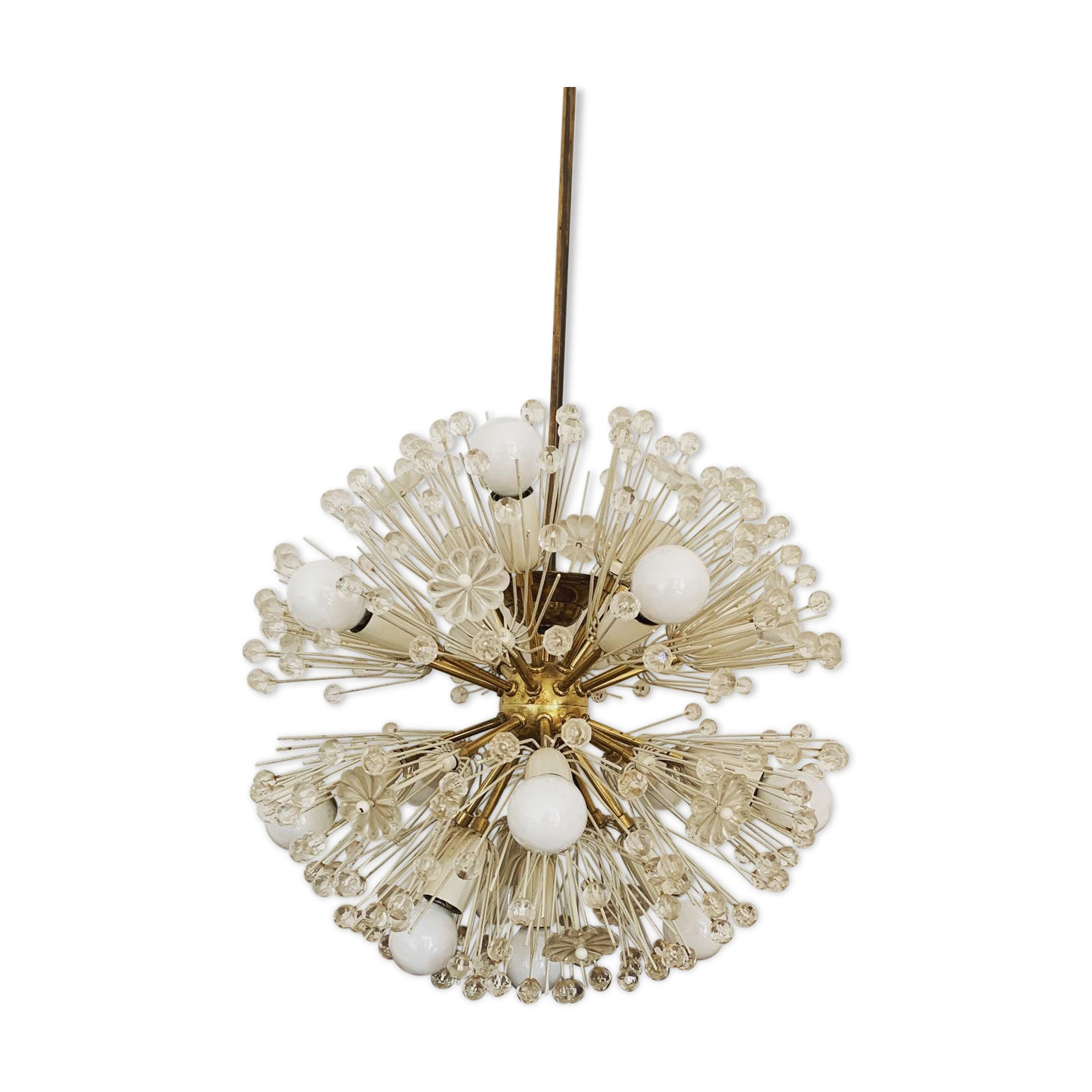 Brass chandelier 1980