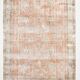 8x11 Orange & Blue Bordered Turkish Vintage Rug, Rugs For Bedroom, Antique