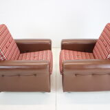 Pair of Mid-century Design Armchairs,Czechoslovakia,1960's.