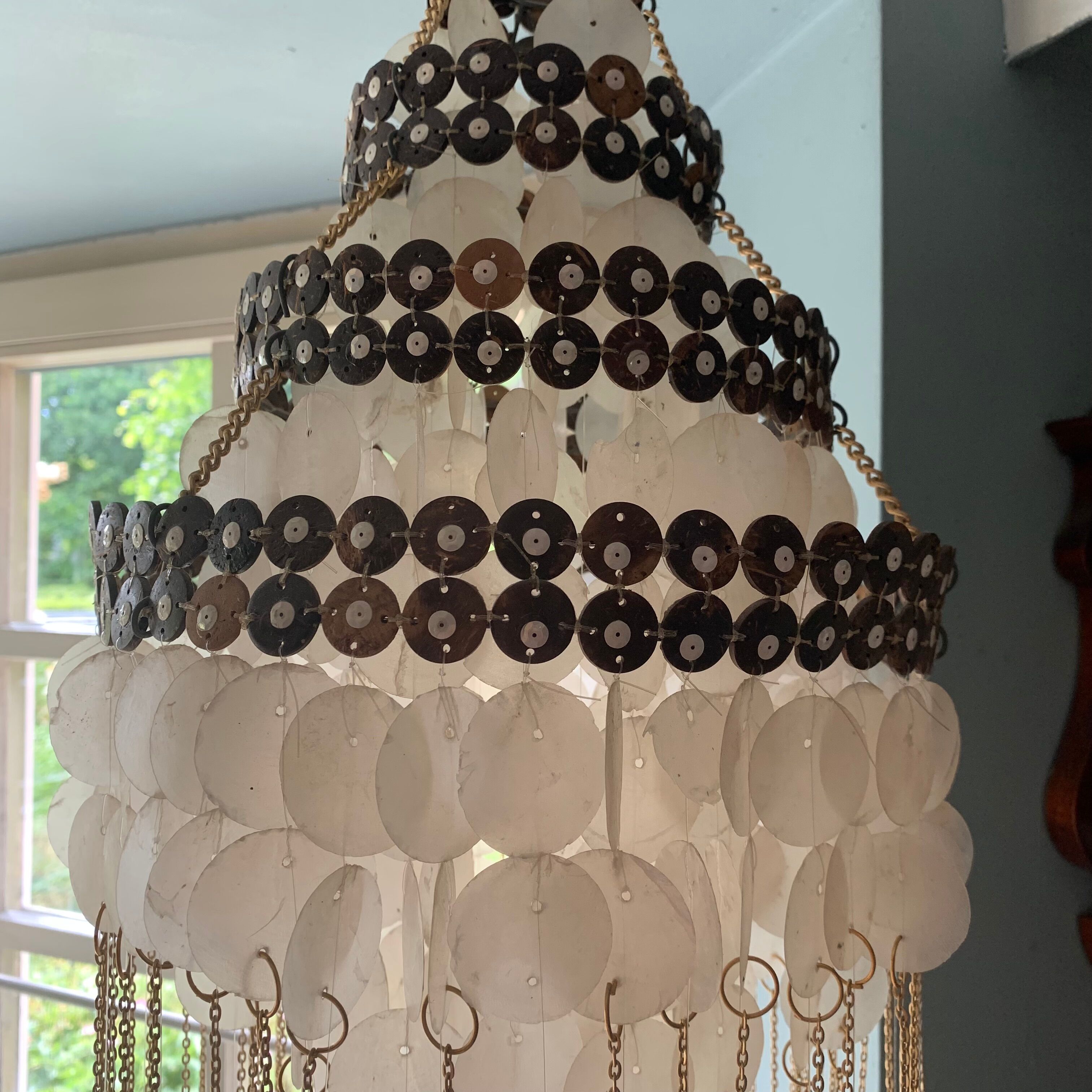 Suspension en pastille de nacre