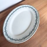 Plat ovale terre de fer