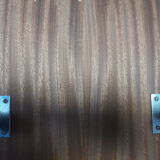 Row 70's chrome and teak plywood